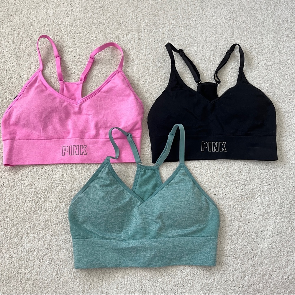 PINK Sports Bra Bundle!!